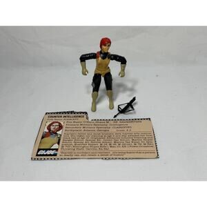 Scarlett V1 Straight Arms 100% Complete G.I. Joe 1983 Hasbro Vintage Figure